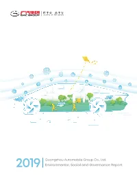 Environmental, Social and Governance Report Notes on the Report