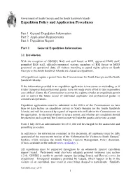 GSGSSI Exped Application