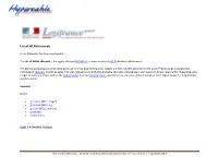 List of WLAN Channels