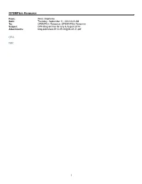 OPA Blog Archive for July & August 2014