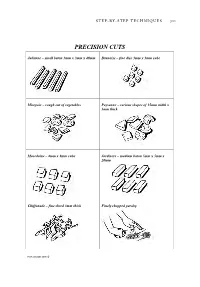Precision Cuts