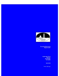 Evaluation/Monitoring Report No 86. Aughnagun Road Milltown