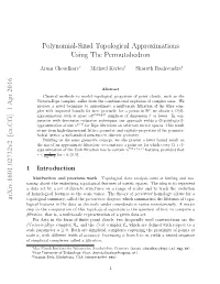 Polynomial-Sized Topological Approximations Using the Permutahedron