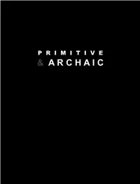 Primitive and Archaic Aspect Is Strangely Reminiscent of Prehistoric and Rupestral Art