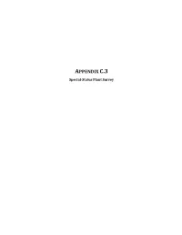 APPENDIX C.3 Special-Status Plant Survey