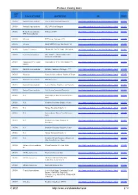 Products Catalog Index
