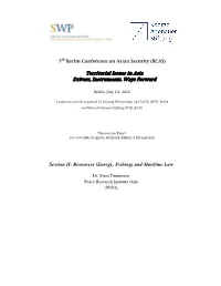 Territorial Issues in Asia Drivers, Instruments, Ways Forward