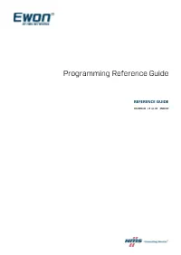 Programming Reference Guide
