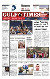 Qatar Airways Keeps Its Word