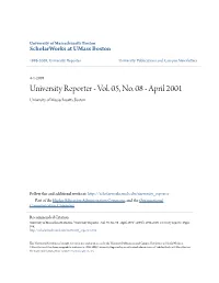 University Reporter University Publications and Campus Newsletters