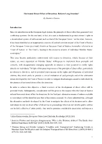 1 Horizontal Direct Effect of Directives