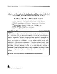 A Review on Biosynthesis, Health Benefits and Extraction Methods of Fucoxanthin, Particular Marine Carotenoids in Algae