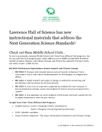 Amplify Science Earth's Changing Climate