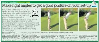 Create a Better Posture