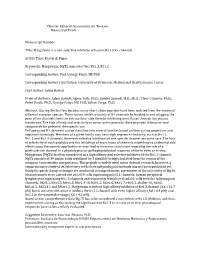 For Toxicon Manuscript Draft Manuscript Number: Title