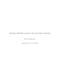 Intertwined Results on Linear Codes and Galois Geometries