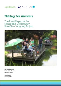 Fishing for Answers: the Final Report Of