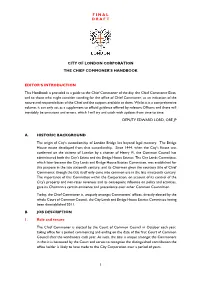 Proposed Chief Commoner's Handbook PDF