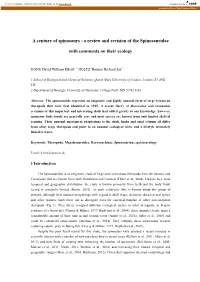 A Century of Spinosaurs - a Review and Revision of the Spinosauridae