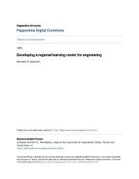 Developing a Regional Learning Center for Engineering