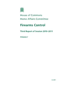 Firearms Control