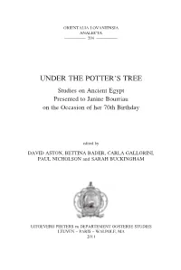 Under the Potter's Tree