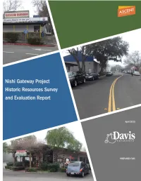 Nishi Gateway Project Historic Resources Survey and Evaluation Report