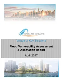Village of Key Biscayne Flood Vulnerability Assessment