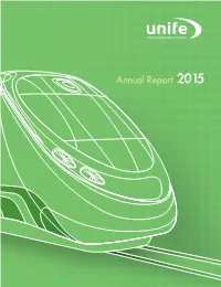 Annual Report 2015 Table of Contents