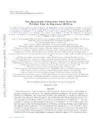 Arxiv:2005.05972V2 [Astro-Ph.HE] 7 Jul 2020 Emission in the Ultraviolet (UV) and Optical