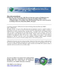 Bacterial Quorum Sensing and Bioluminescence