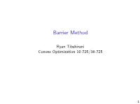 Barrier Method