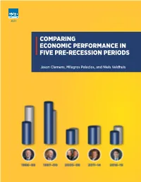 Comparing Economic Performance in Five Pre-Recession Periods