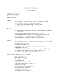 Curriculum Vitae