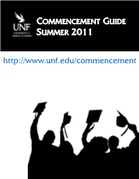 UNF Graduates Guide to Commencement