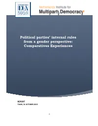 Political Parties' Internal Rules