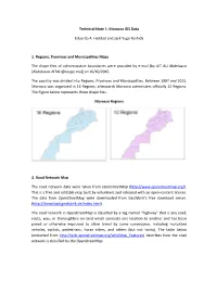Technical Note 1: Morocco GIS Data Eduardo A. Haddad and Jack Yugo