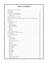 A Counterintelligence Reader Volume 3 Table of Contents
