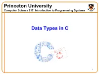 Data Types in C