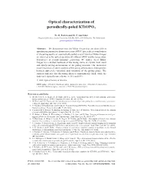 Optical Characterization of Periodically-Poled Ktiopo4