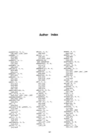 Author Index