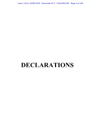 Declarations