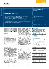 ITC: Remains Resilient