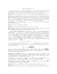 An Extension K ⊃ F Is a Splitting Field for F(X)