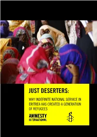 Just Deserters: Why Indefinite National Service in Eritrea Has Created a Generation of Refugees