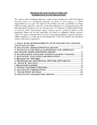 Killings by Non-State Actors and Affirmative State Obligations