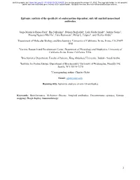 1 Epitomic Analysis of the Specificity of Conformation-Dependent, Anti-AЯ