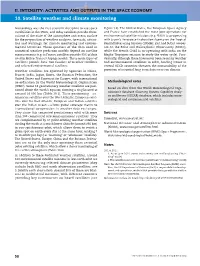 10. Satellite Weather and Climate Monitoring