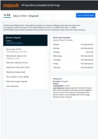 44 Bus Time Schedule & Line Route