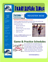 Fundy Riptide Times